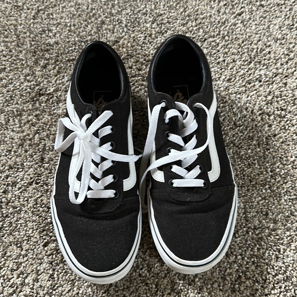 Vans Shoes Black Vans Womens Size 95 Poshmark